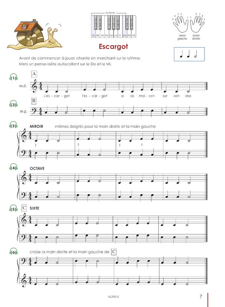 Le Piano en rythme Piano Method - Sheet Music page 5