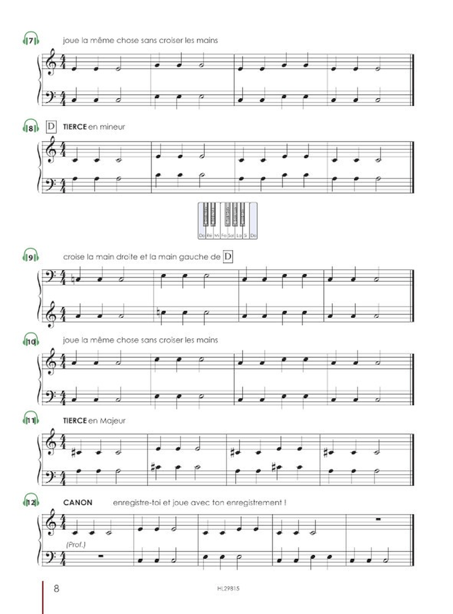 Le Piano en rythme Piano Method - Sheet Music page 6