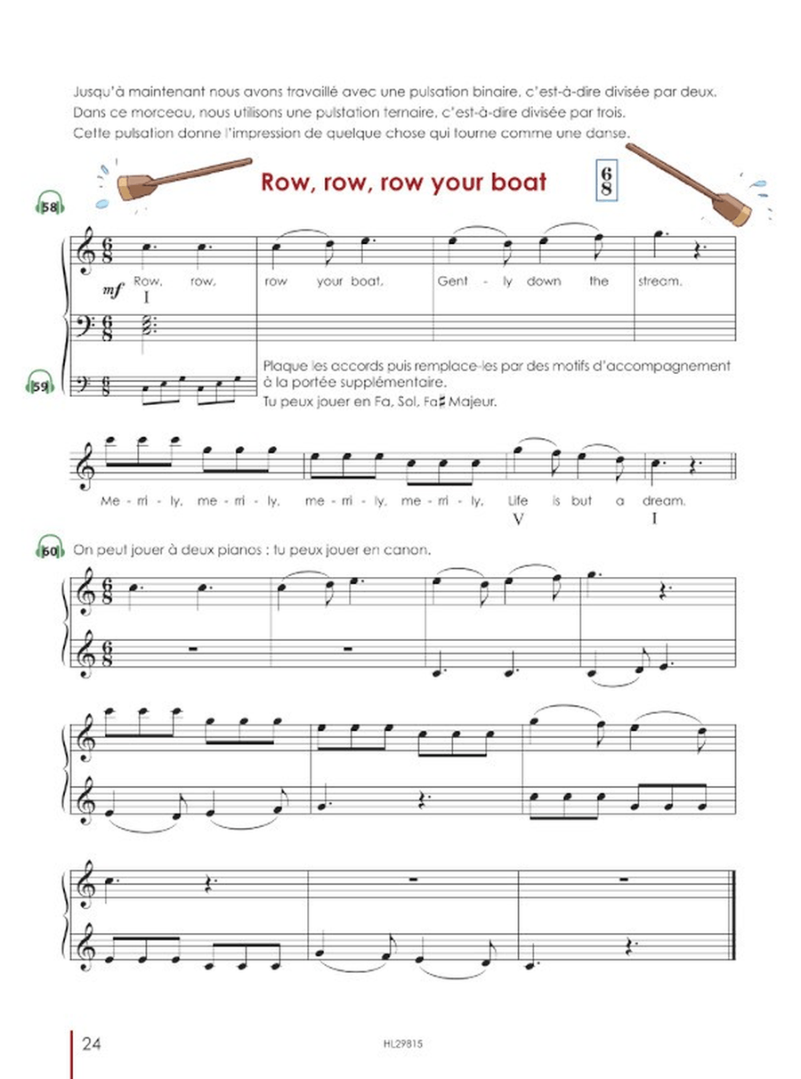 Le Piano en rythme Piano Method - Sheet Music page 8