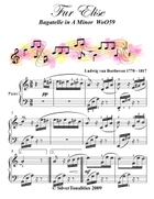 Fur Elise Intermediate Piano Sheet Music Combo Piano Method scores gallery preview page 4