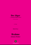 Brahms-Der Jager,in E Major