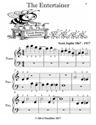 The Entertainer Beginner Piano Sheet Music Combo Piano Method scores gallery preview page 3