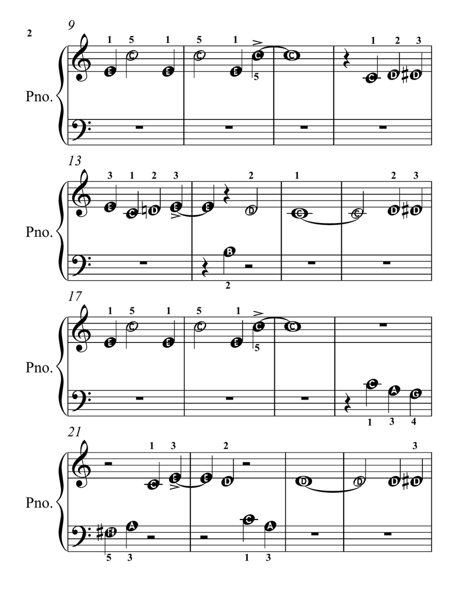 The Entertainer Beginner Piano Sheet Music Combo by Scott Joplin Piano Method - Digital Sheet Music page 5