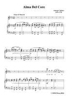 Caldara-Alma Del Core,in D flat Major Piano, Vocal scores gallery preview page 3
