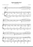 Gymnopédie No. 1 - Flute & Piano in C Major