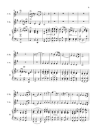 G. F. Händel – Largo from Xerxes. S. Sax., T. Sax., Piano. Score and Parts. Small Ensemble scores gallery preview page 3