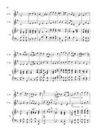 G. F. Händel – Largo from Xerxes. S. Sax., T. Sax., Piano. Score and Parts. Small Ensemble scores gallery preview page 4