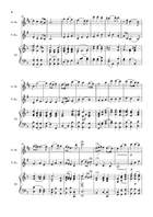 G. F. Händel – Largo from Xerxes. A. Sax., T. Sax., Piano. Score and Parts. Small Ensemble scores gallery preview page 4