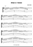 Arpegios en 5 posiciones / Arpeggios in 5 positions