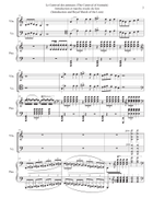 Carnival of Animals (Complete) for Piano Trio and/or Clarinet in B-flat Small Ensemble scores gallery preview page 5