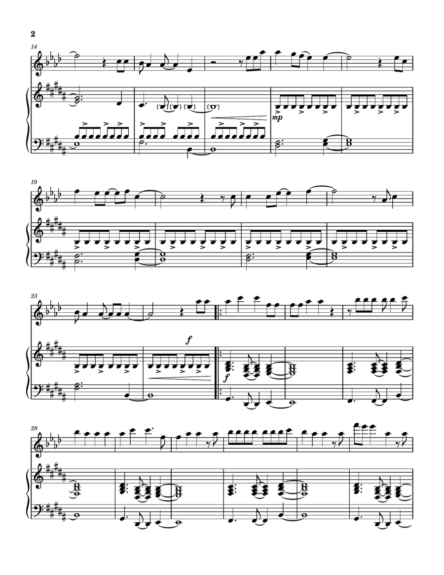 A Thousand Times Alto Saxophone - Digital Sheet Music page 3