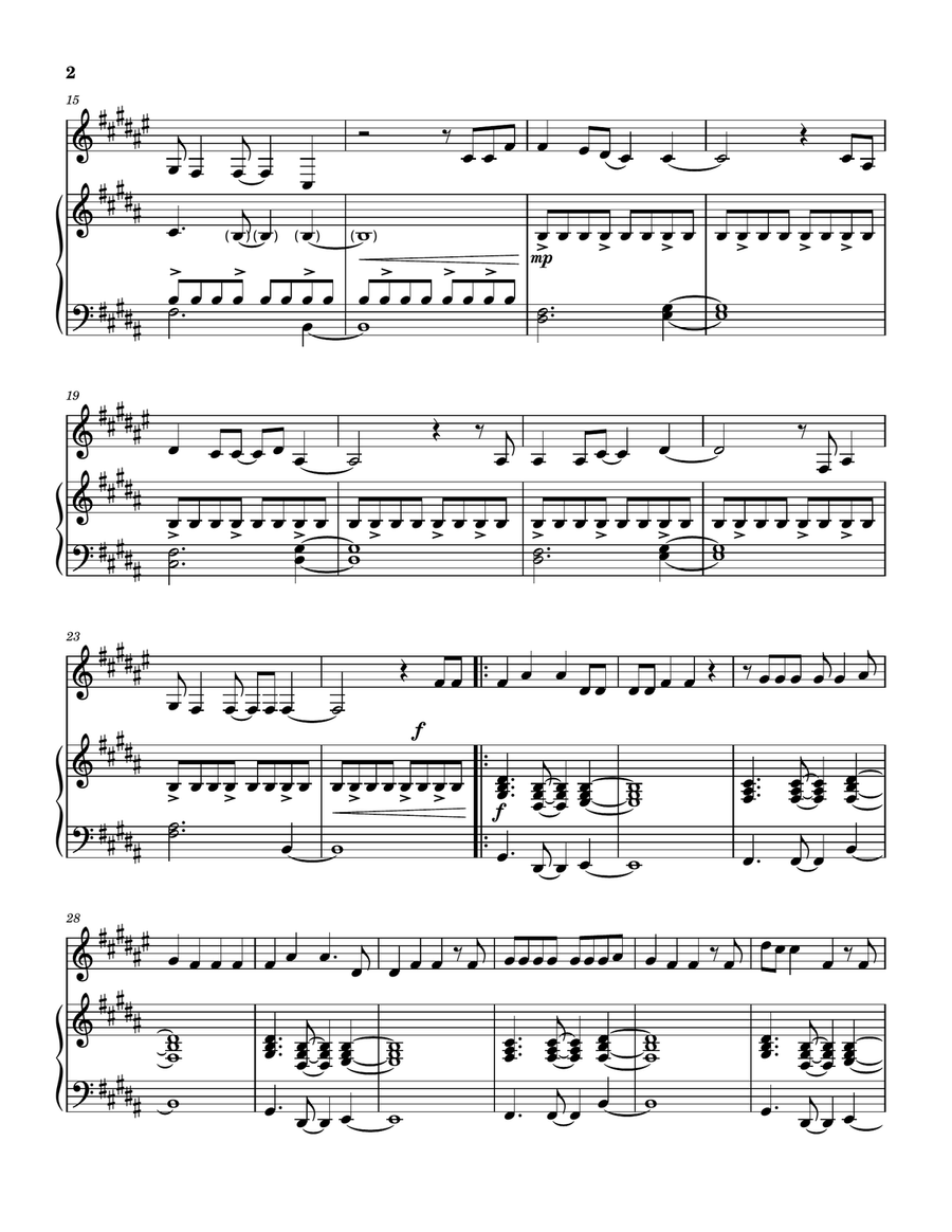 A Thousand Times Piano - Digital Sheet Music page 3