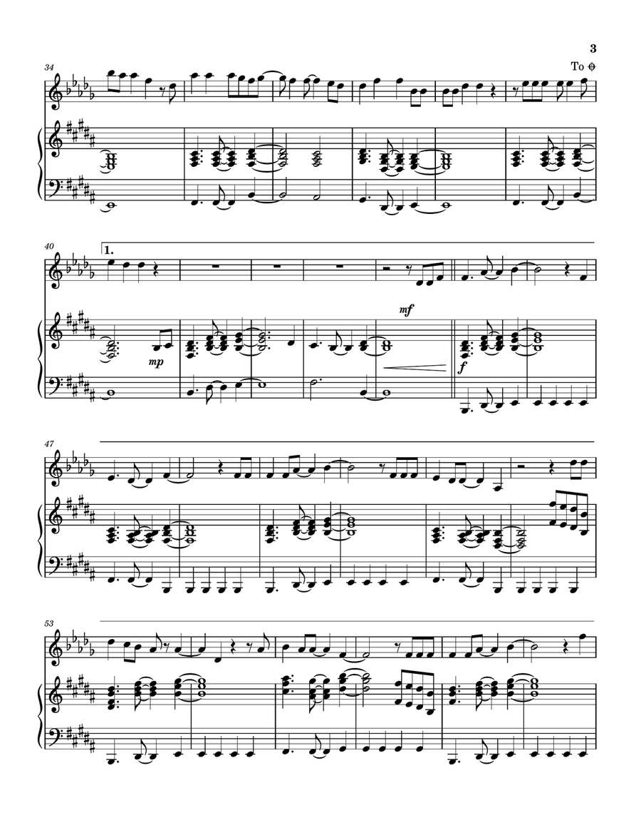A Thousand Times B-Flat Trumpet - Digital Sheet Music page 4