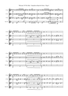Welcome To The Rock Saxophone Quartet scores gallery preview page 3