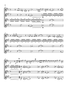 A Thousand Times Saxophone Quartet scores gallery preview page 3