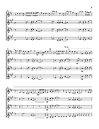 A Thousand Times Saxophone Quartet scores gallery preview page 4
