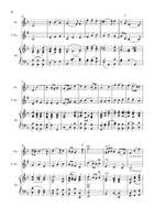 G. F. Händel – Largo from Xerxes, Violin, T. Sax., Piano. Score and Parts. Small Ensemble scores gallery preview page 4