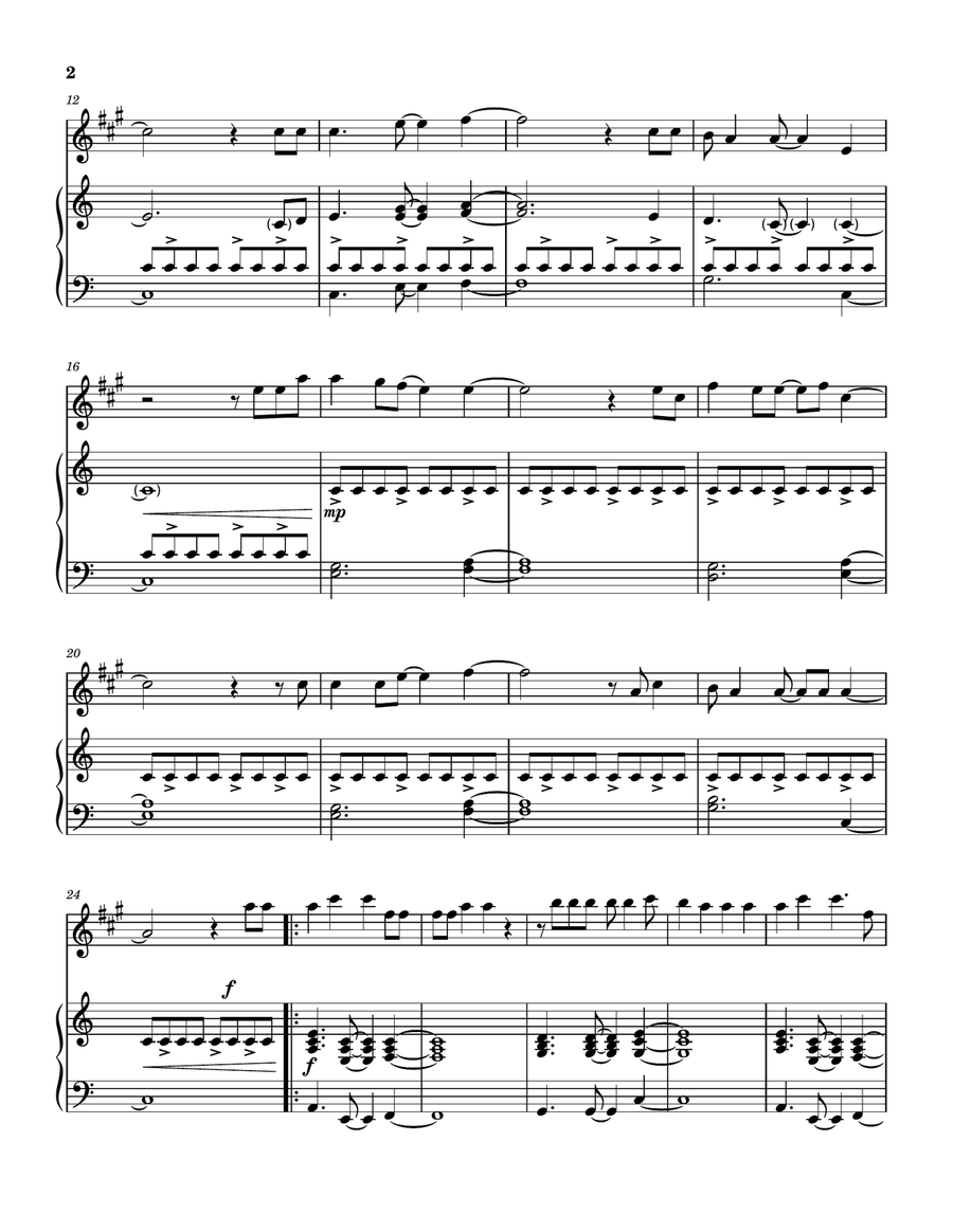 A Thousand Times Alto Saxophone - Digital Sheet Music page 3