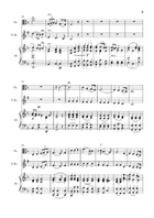 G. F. Händel – Largo from Xerxes, Viola, T. Sax., Piano. Score and Parts. Small Ensemble scores gallery preview page 3