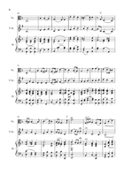 G. F. Händel – Largo from Xerxes, Viola, T. Sax., Piano. Score and Parts. Small Ensemble scores gallery preview page 4