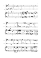G. F. Händel – Largo from Xerxes. T. Sax., Cello, Piano. Score and Parts. Small Ensemble scores gallery preview page 3