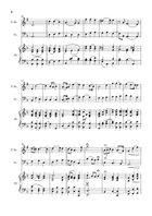 G. F. Händel – Largo from Xerxes. T. Sax., Cello, Piano. Score and Parts. Small Ensemble scores gallery preview page 4