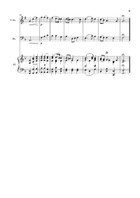 G. F. Händel – Largo from Xerxes. T. Sax., Bassoon, Piano. Score and Parts. Small Ensemble scores gallery preview page 5