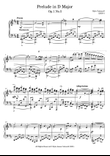 Prelude in D Major