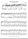 Prelude in E Major