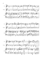 G. F. Händel – Largo from Xerxes. Clarinet, T. Sax., Piano. Score and Parts. Small Ensemble scores gallery preview page 4