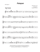 Patapan (Duet for Bb-Trumpet) Trumpet Duet scores gallery preview page 6
