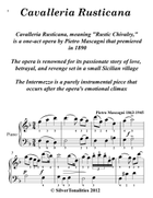 Cavalleria Rusticana Easy Piano Sheet Music Combo Piano Method scores gallery preview page 3