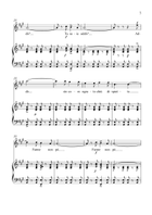 Funiculì, Funiculà - Voice & Piano in A Major - Advanced Piano, Vocal scores gallery preview page 3