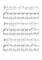 Funiculì, Funiculà - Voice & Piano in A Major - Advanced Piano, Vocal scores gallery preview page 5