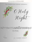 O Holy Night for 4 flutes