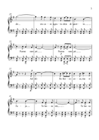 Funiculì, Funiculà - Solo Piano in G Major - Intermediate Piano Solo scores gallery preview page 3