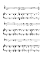 Funiculì, Funiculà - Clarinet & Piano in F Major - Intermediate Bass Clarinet scores gallery preview page 3