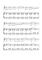 Funiculì, Funiculà - Clarinet & Piano in F Major - Intermediate Bass Clarinet scores gallery preview page 5