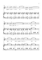 Funiculì, Funiculà - Clarinet & Piano in Ab Major - Intermediate Bass Clarinet scores gallery preview page 5