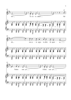 Funiculì, Funiculà - Clarinet & Piano in C Major - Intermediate Bass Clarinet scores gallery preview page 3