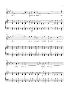 Funiculì, Funiculà - Clarinet & Piano in G Major - Intermediate Bass Clarinet scores gallery preview page 3