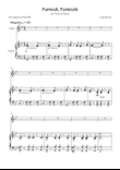 Funiculì, Funiculà - Flute & Piano in Bb Major - Intermediate
