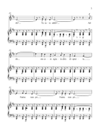 Funiculì, Funiculà - Flute & Piano in D Major - Intermediate Flute scores gallery preview page 3