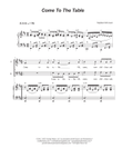 Come To The Table (2-part choir - (TB)