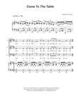 Come To The Table (Vocal Trio - (SAB)