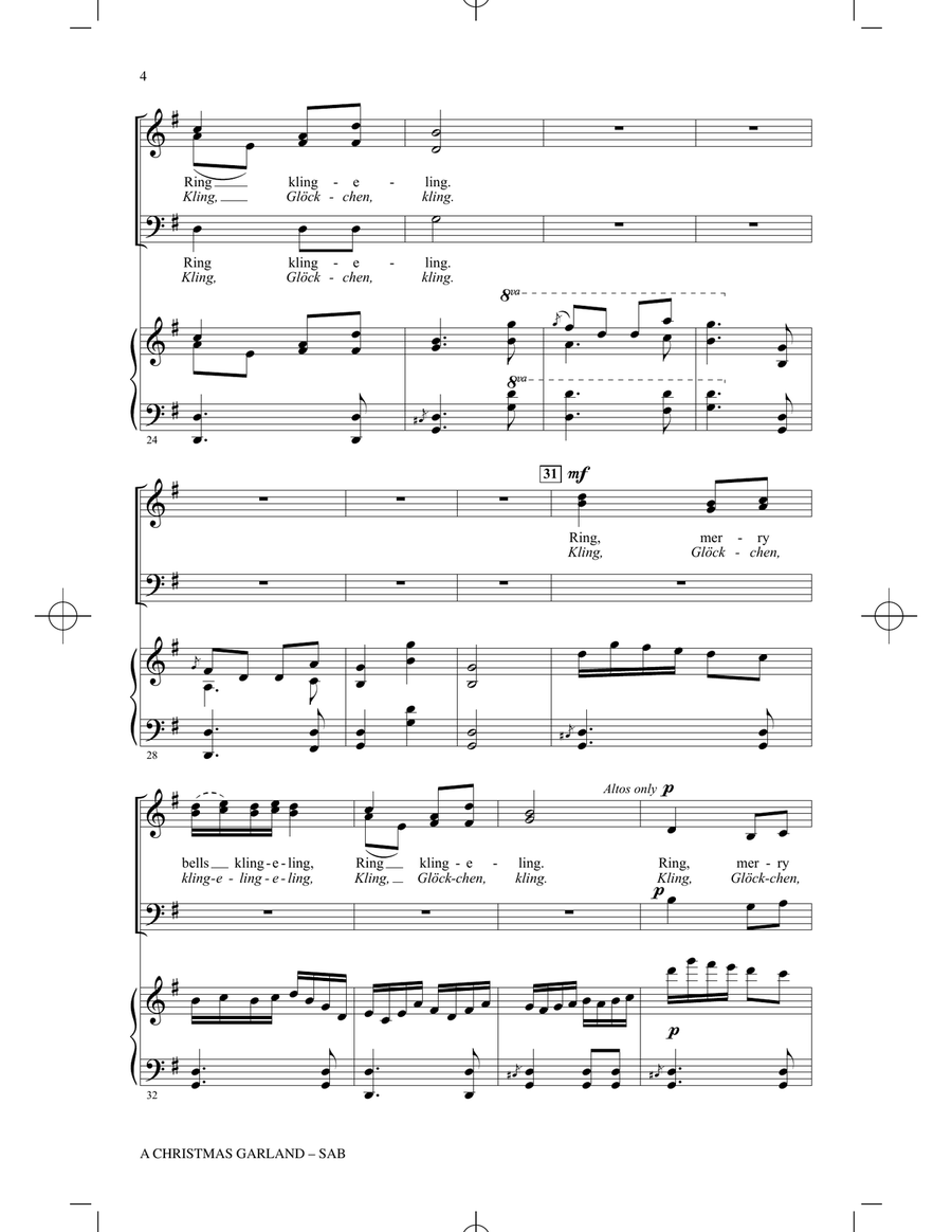 A Christmas Garland A Christmas Garland 3-Part scores gallery preview page 3