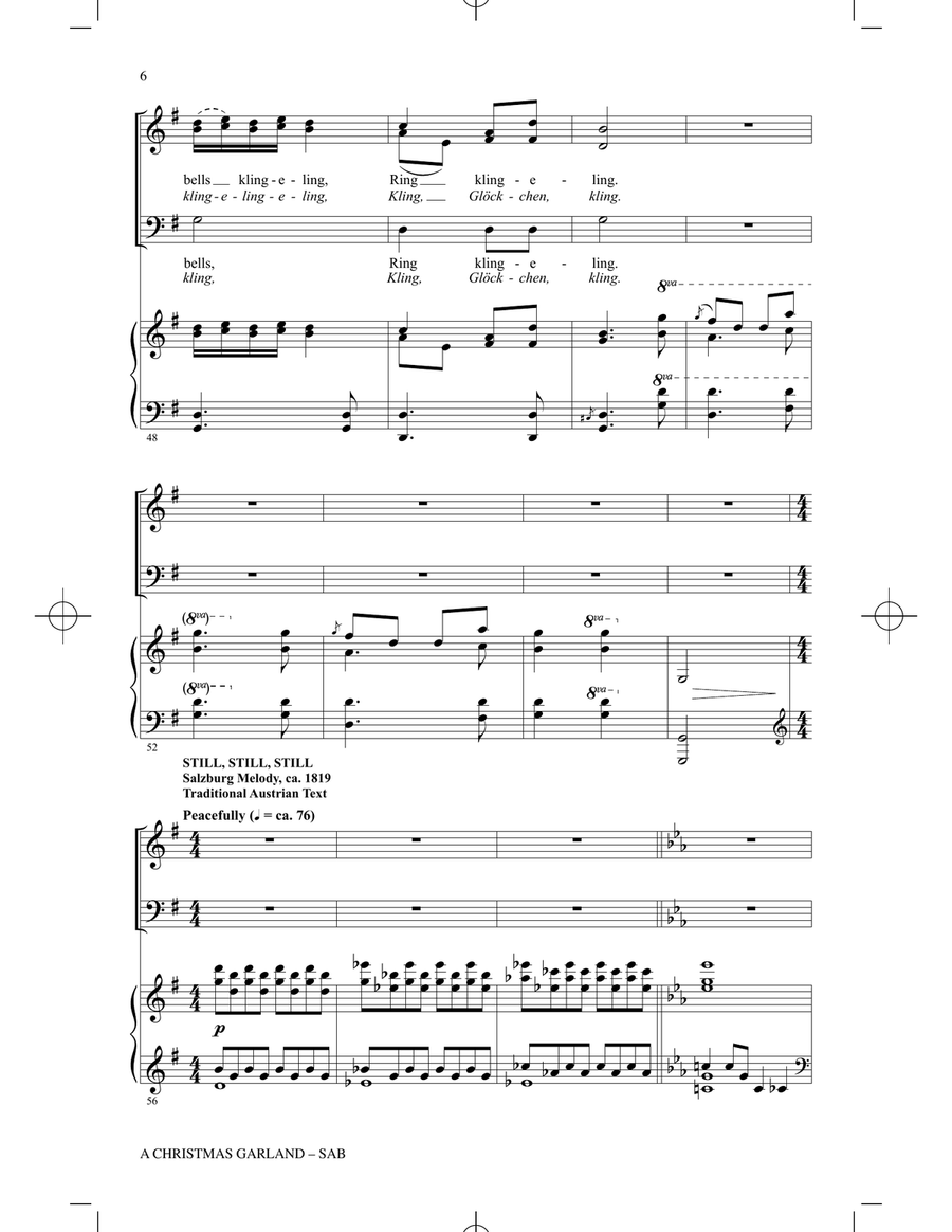 A Christmas Garland A Christmas Garland 3-Part scores gallery preview page 5