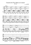 Concerto for two oboes in A minor - RV 536