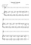 Funiculì, Funiculà - Violin & Piano in C Major - Intermediate