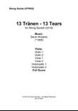 13 Tränen - 13 Tears for String Sextet (Score & Parts)